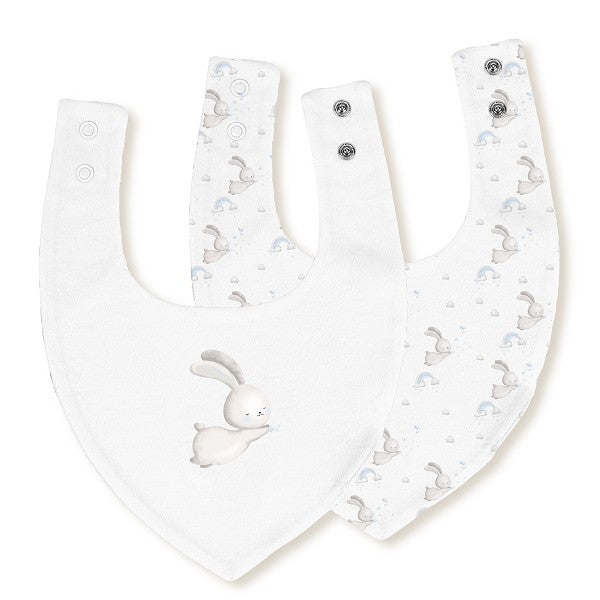 Pack 2 Baberos Conejito Estrella de Interbaby