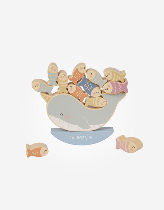 Juego de Equilibrio de Madera Ocean Life de Saro