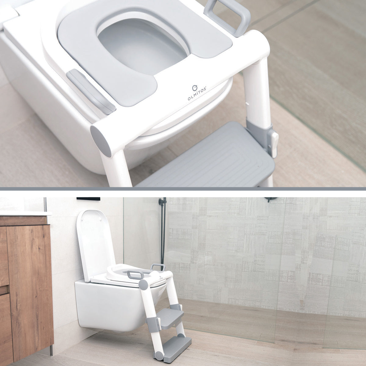 Olmitos - Redutor adaptador para sanita com escada infantil