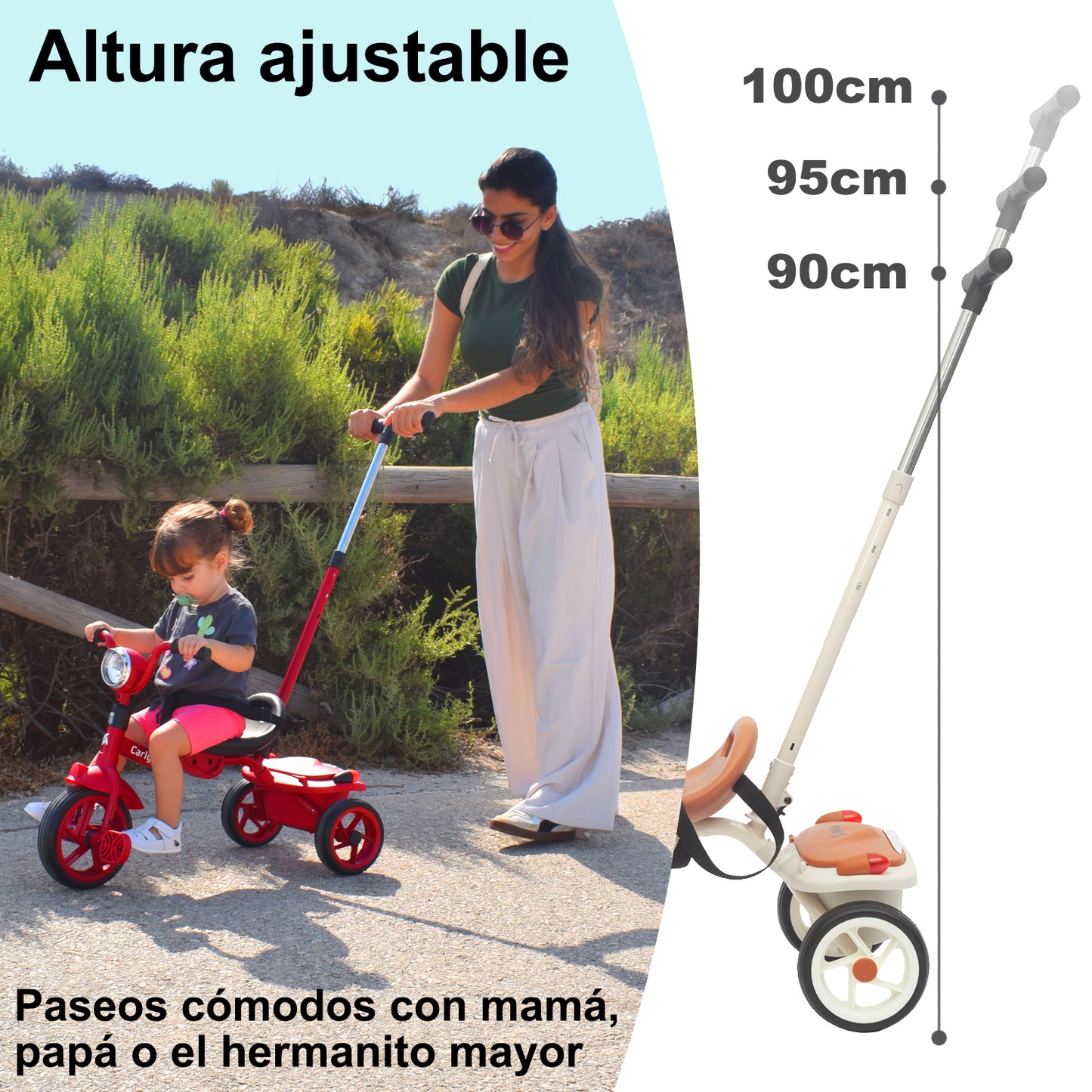 Triciclo Evolutivo bebé Carly de Twinly
