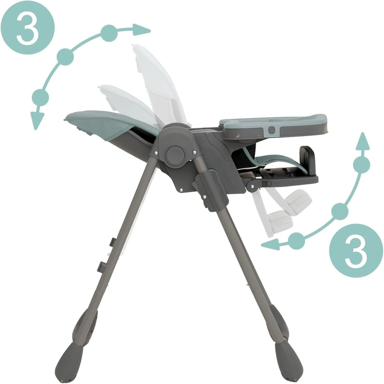 Olmitos Trona bebe multi posición ligera