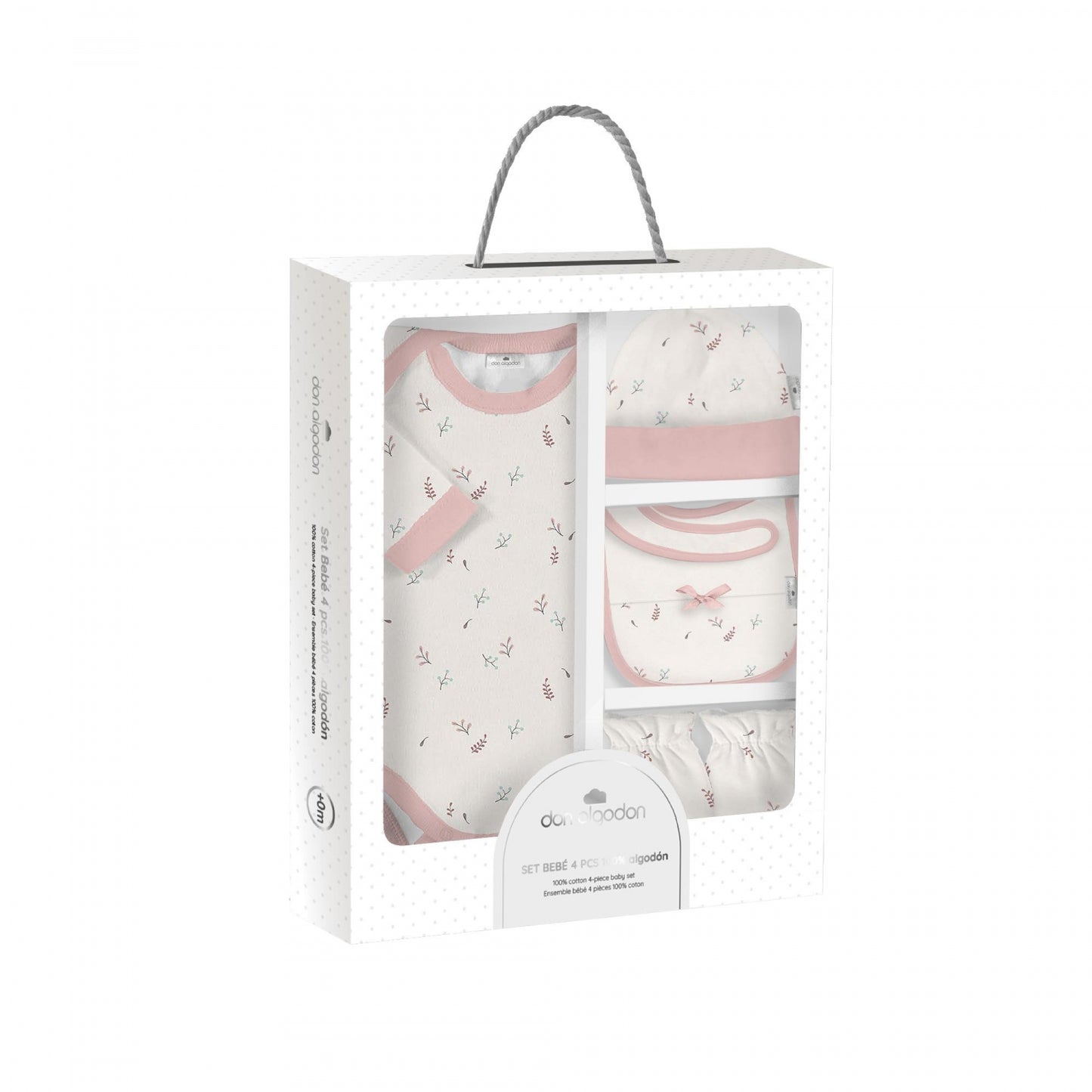 Set Regalo Body 4 Pcs Flores Botanico de Don Algodon