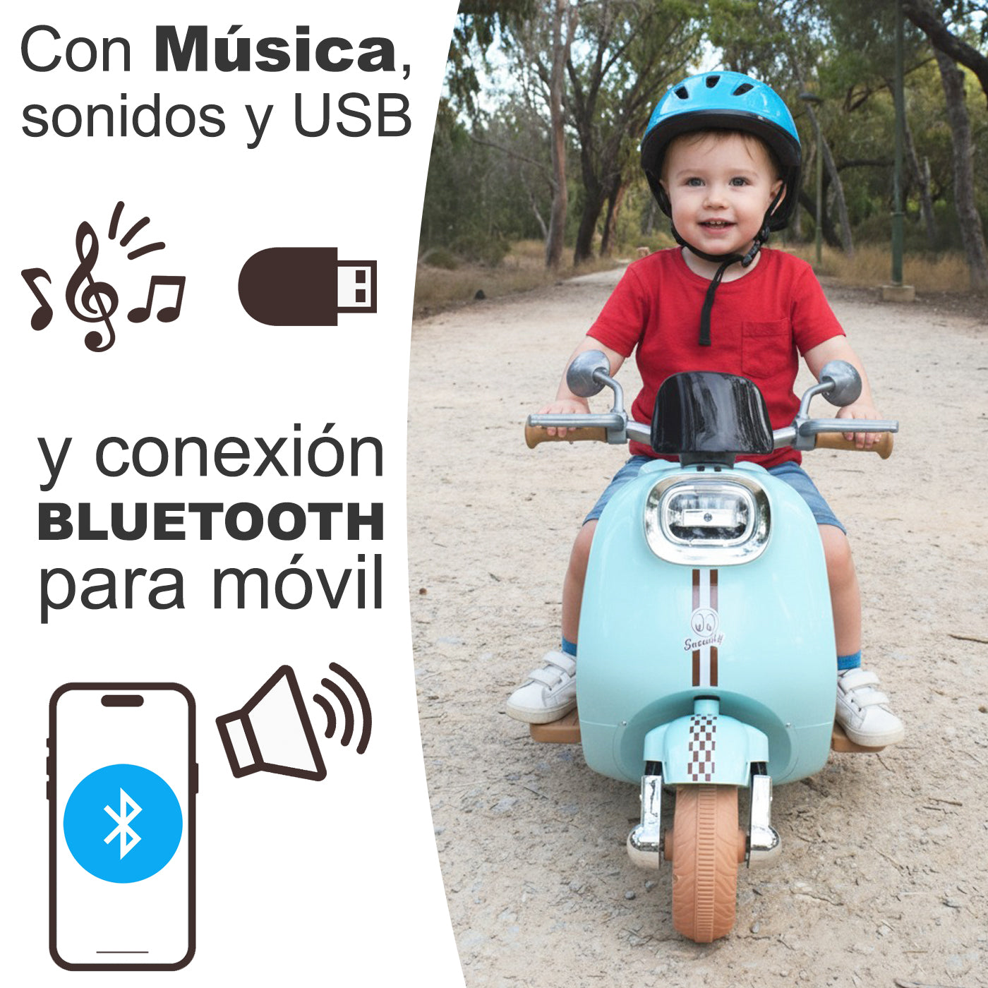 Moto Eléctrica para niños SCOOTLY de Twinly