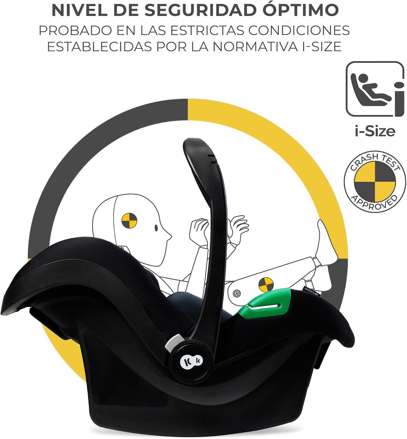 Kinderkraft - NOVO carrinho 4 em 1 com Mink Pro I-Size e base Isofix, conjunto leve de 3 peças, até 22 kg