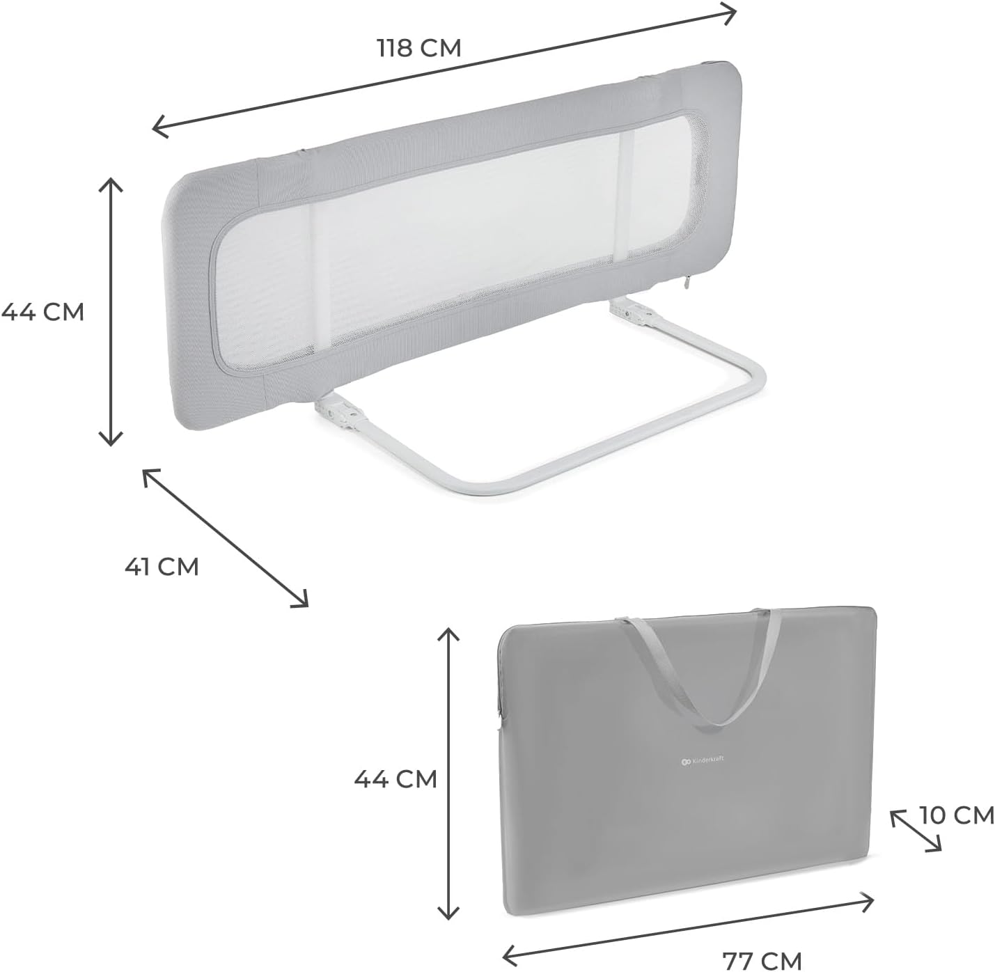 Kinderkraft GUARD & DREAM Barreira de cama universal