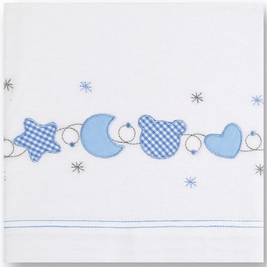 Juego sabanas punto jersey 3 piezas Ornam Cuna 60x120 de Bimbidreams