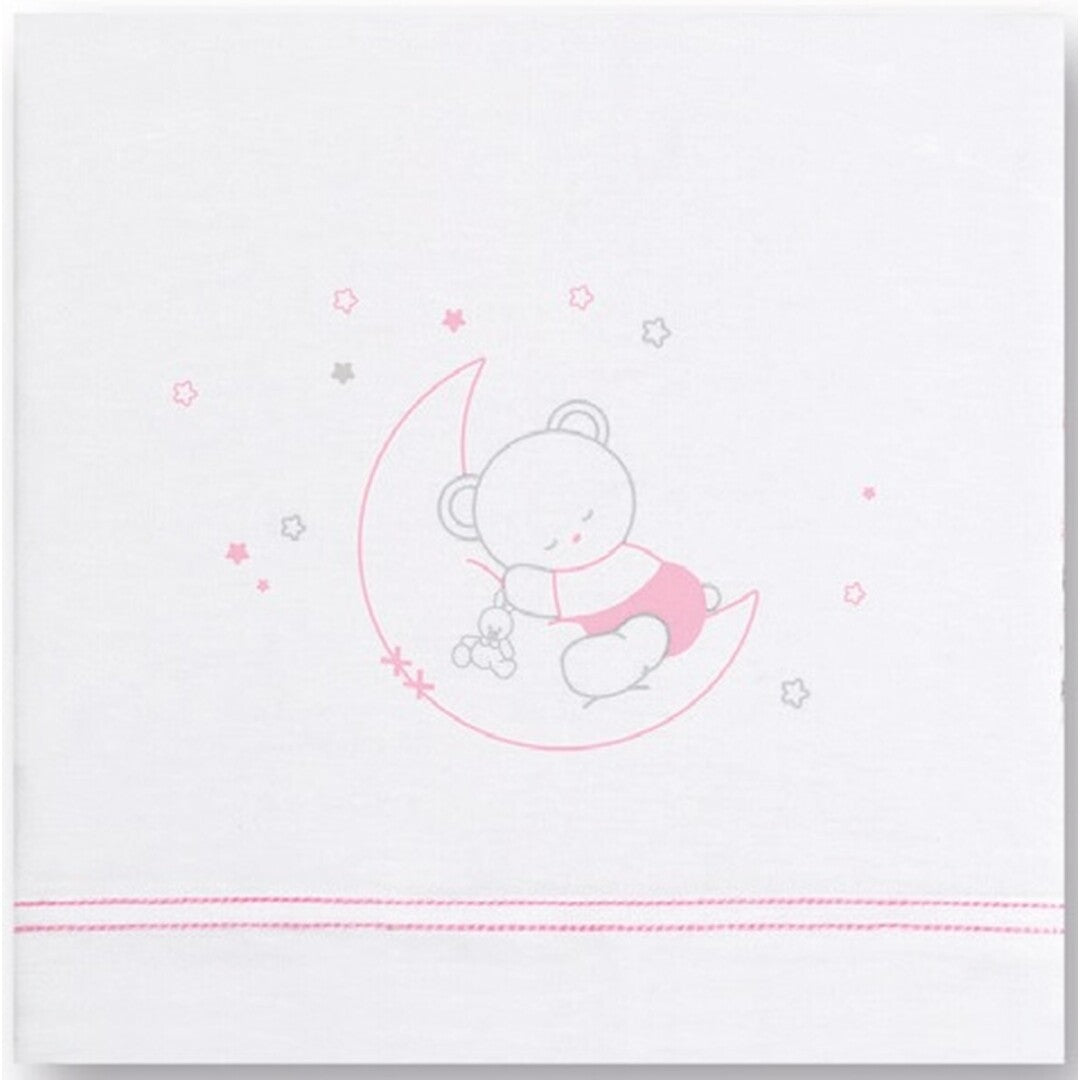 Juego sabanas punto jersey 3 piezas Osito Class Cuna 60x120 de Bimbidreams