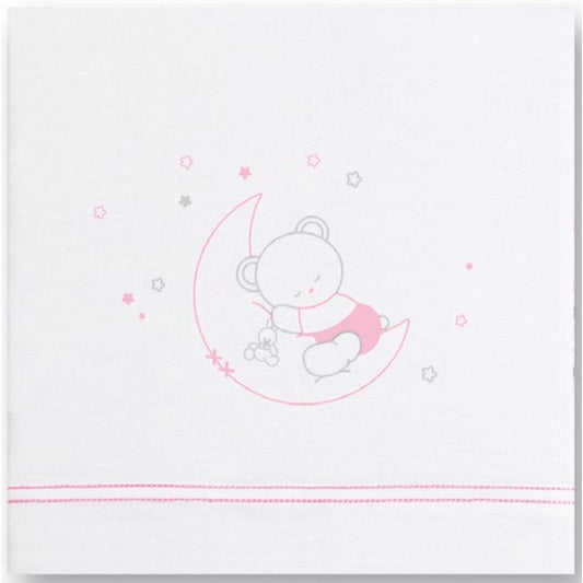 Juego sabanas punto jersey 3 piezas Osito Class Cuna 60x120 de Bimbidreams