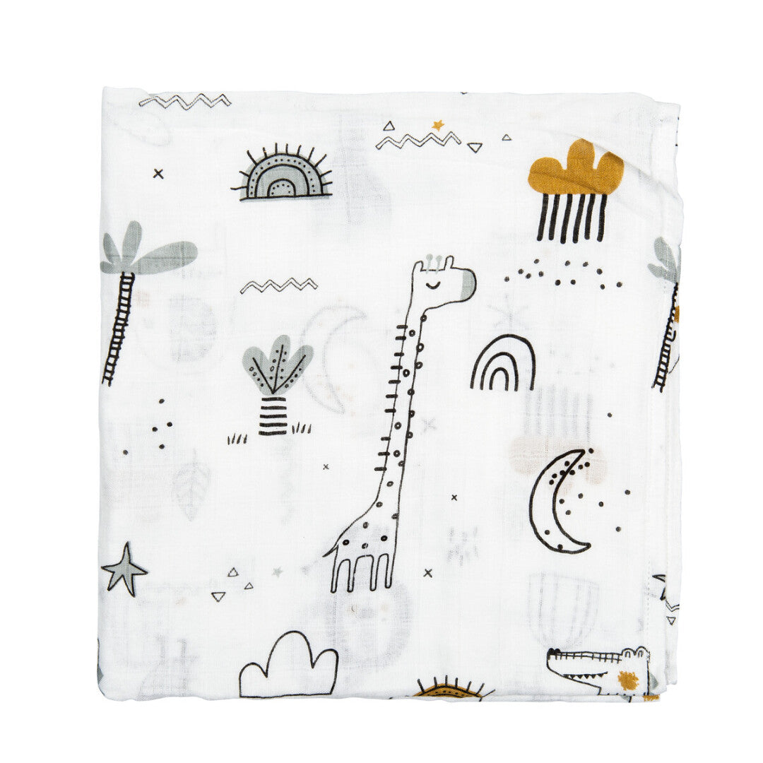 Muselina bambú Jungla de Bimbidreams