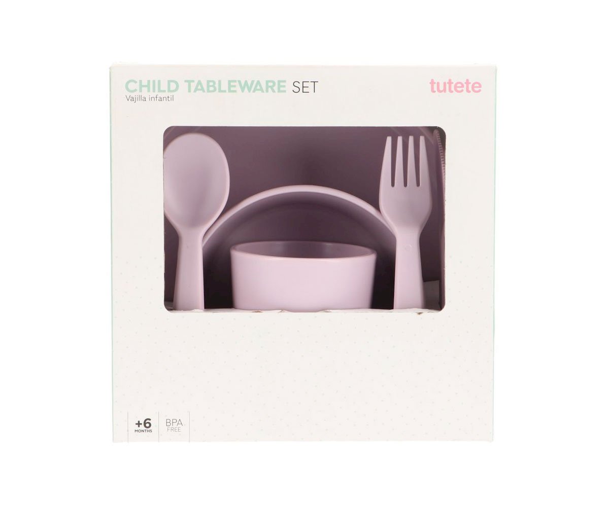 Set de vajilla infantil de Tutete