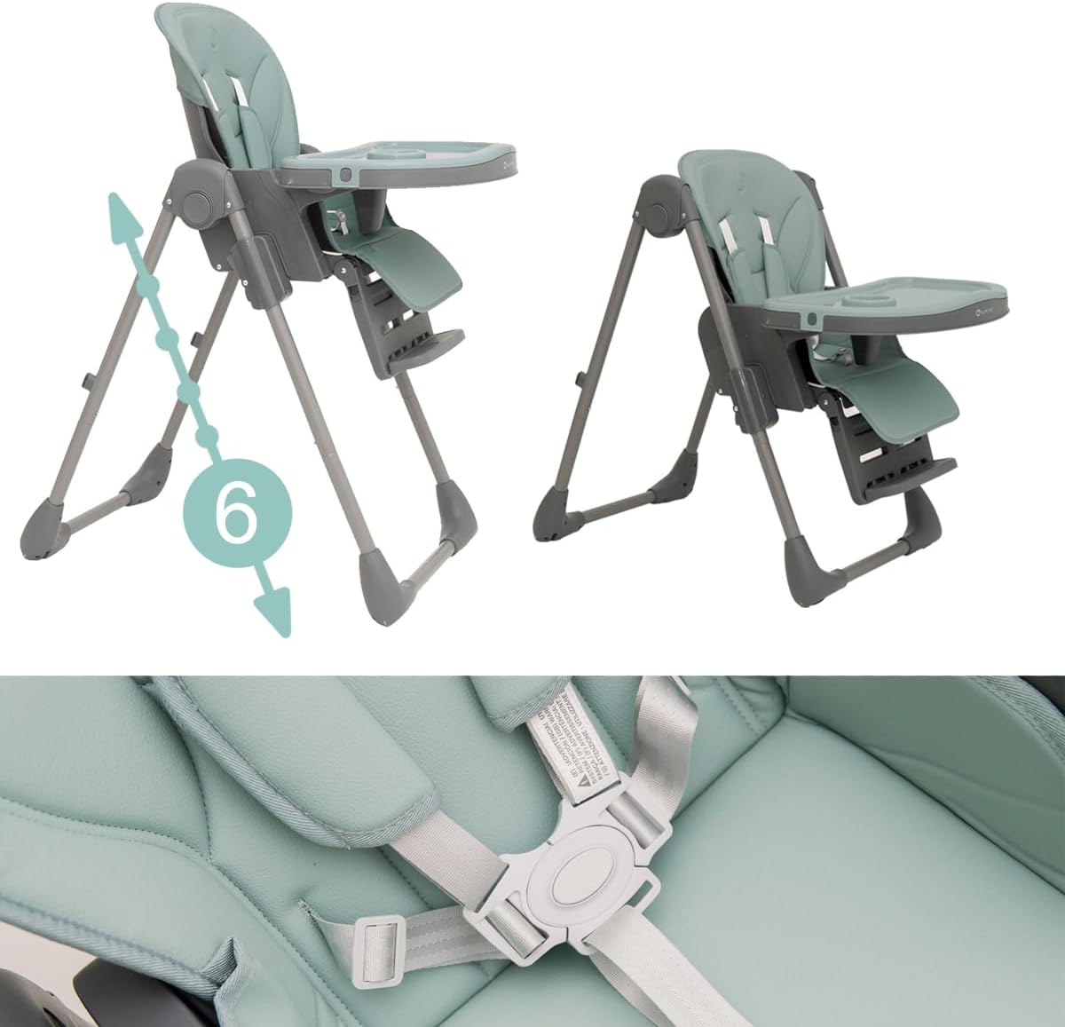 Olmitos Trona bebe multi posición ligera