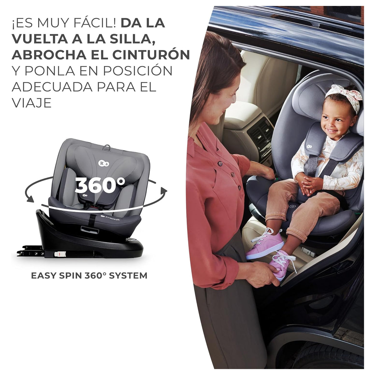 Cadeirinha de carro I-GROW I-SIZE (40-150 cm) da Kinderkraft