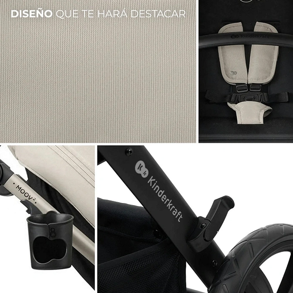 Carrito de bebé 3en1 MOOV 2