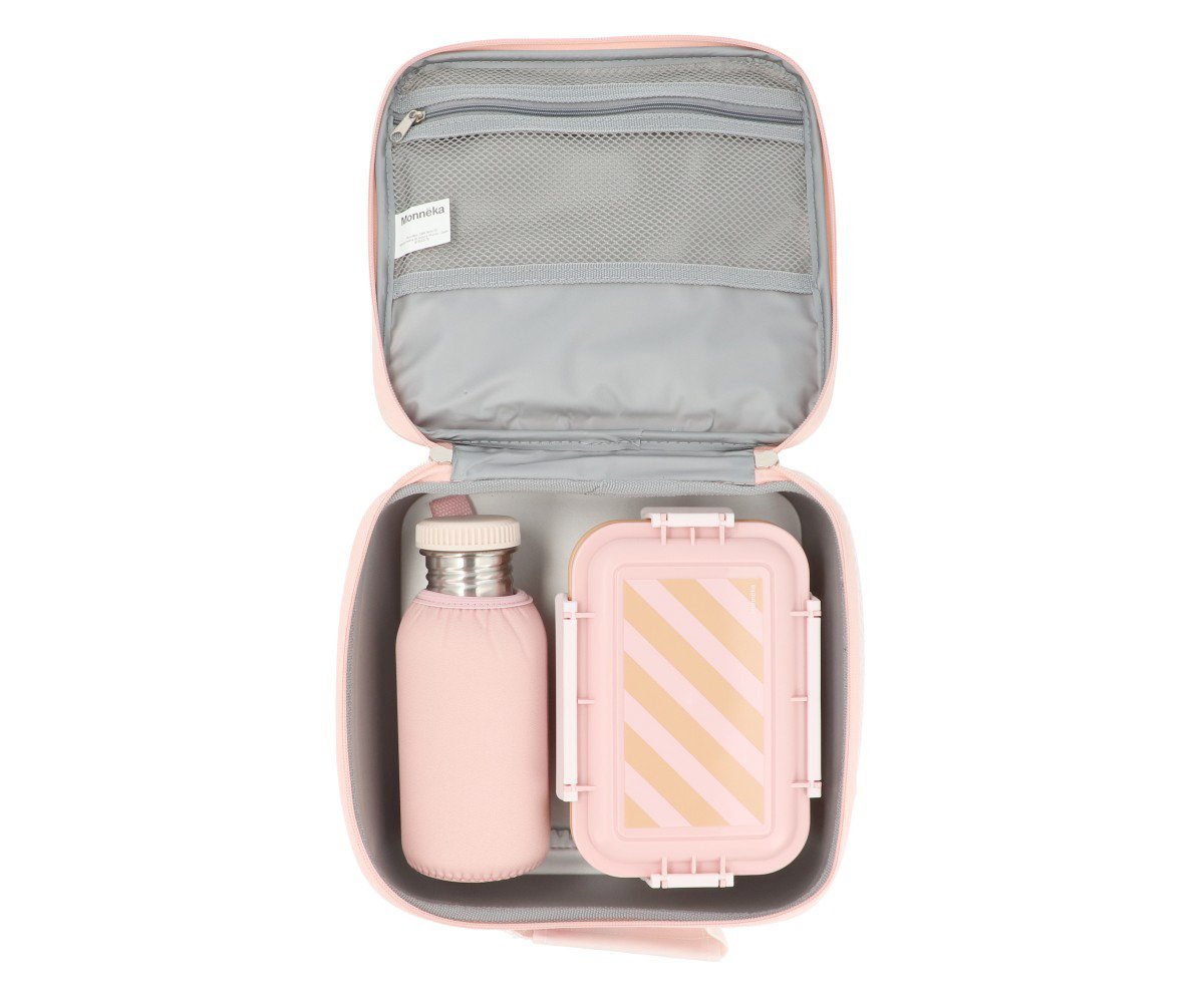 Nevera Rígida Big Stripes Pink de Monnëka