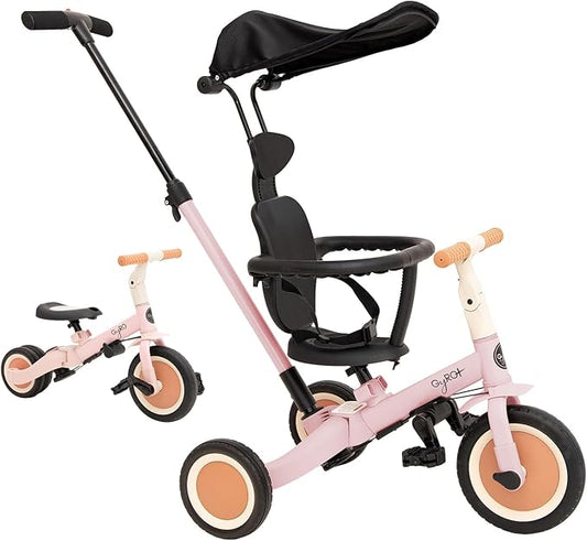 Triciclo Evolutivo para Bebês Olmitos GYRO+ 5 em 1