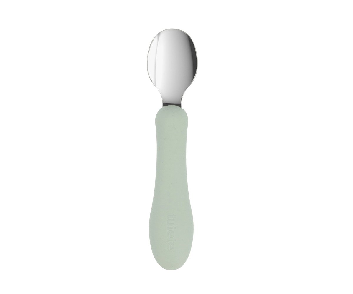 Bol Silicona + Cuchara Acero de Tutete