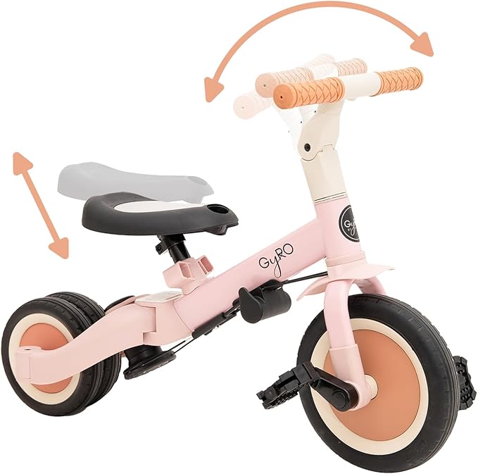 Triciclo Evolutivo para Bebês Olmitos GYRO+ 5 em 1