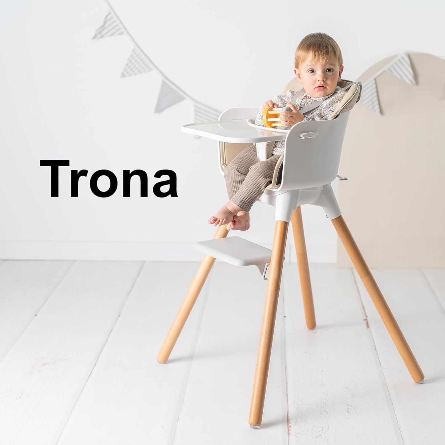 Trona bebé KOMBO Convertible 2 en 1 Mesa con Silla para Niños de Olmitos
