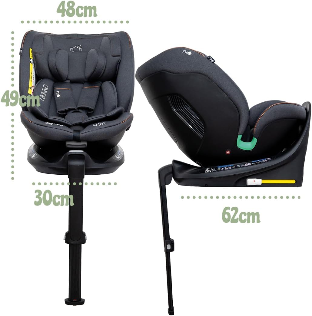 Silla Auto ARLET i-Size, Silla Coche 360 evolutiva de 40-150cm de Olmitos