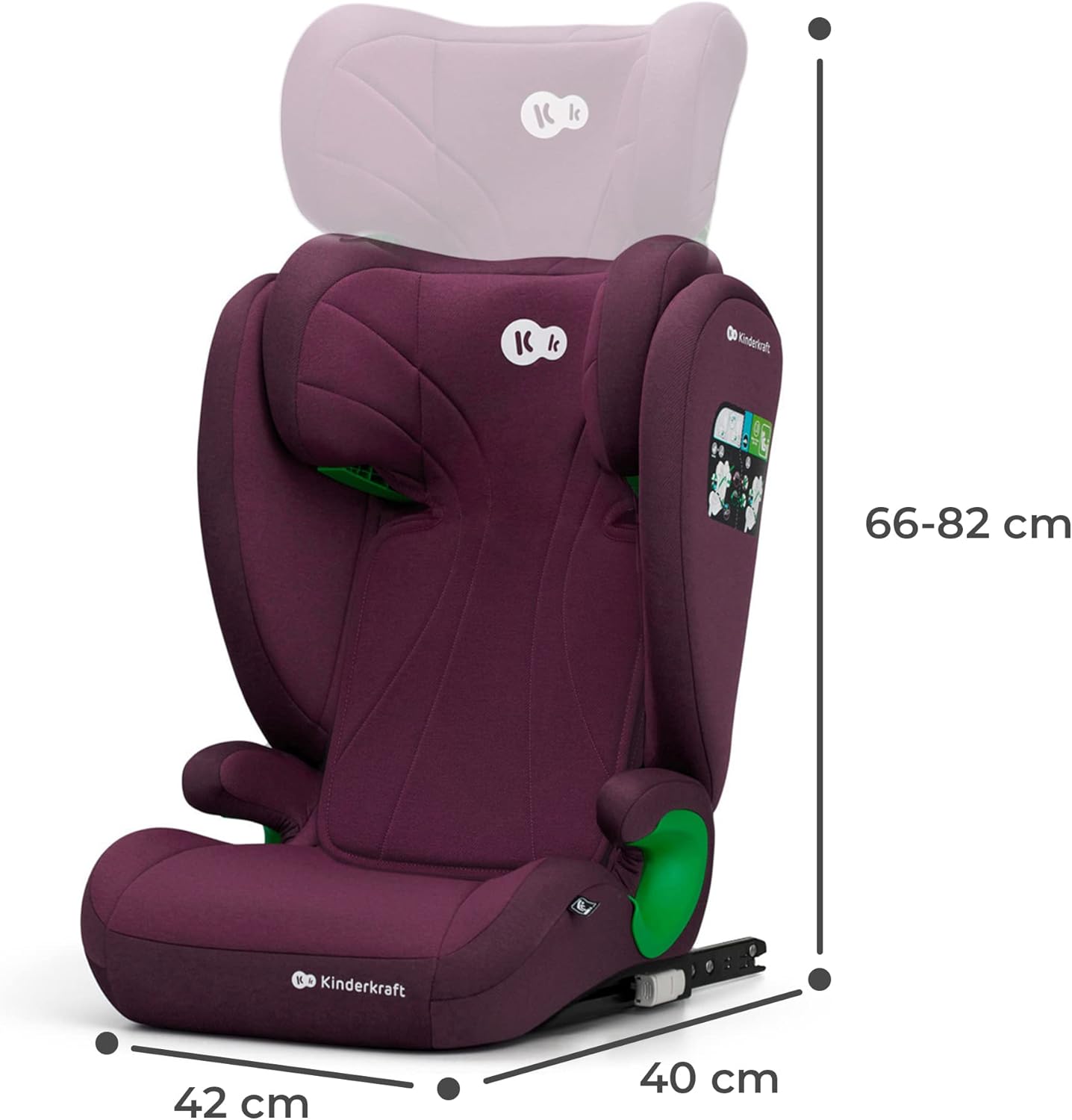 Cadeirinha de carro Kinderkraft JUNIOR FIX 2 Grupo 2/3