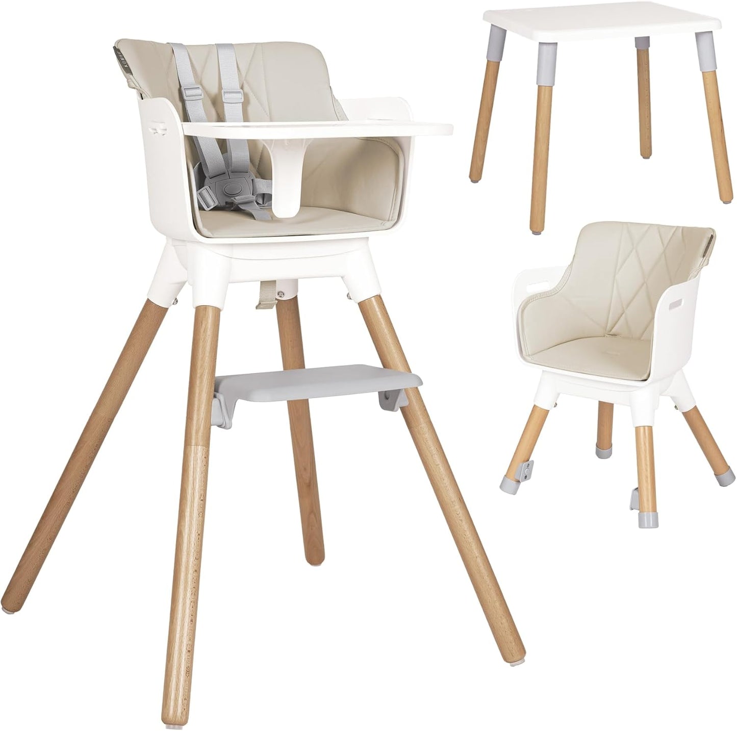 Trona bebé KOMBO Convertible 2 en 1 Mesa con Silla para Niños de Olmitos