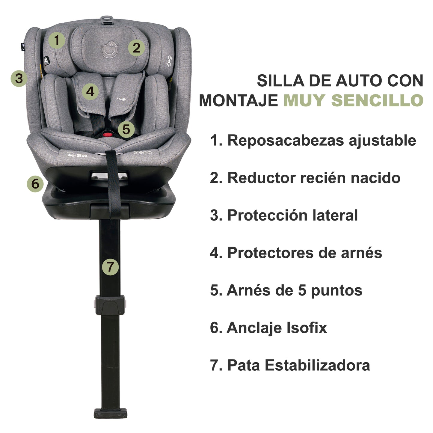 Silla Auto i-size SIENA