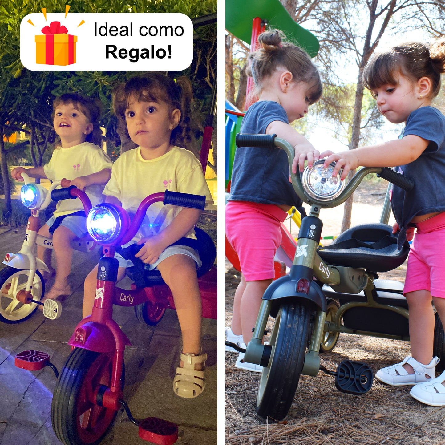 Triciclo Evolutivo bebé Carly de Twinly