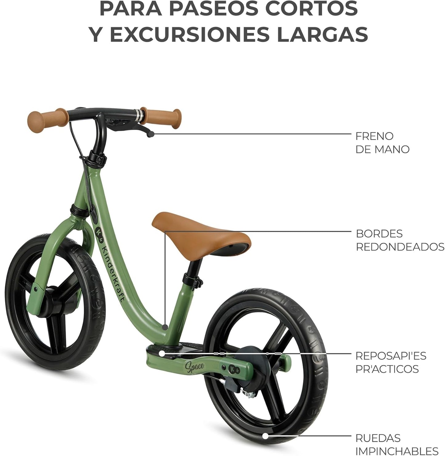 Kinderkraft Space 2 Bicicleta sin Pedales, Bicicleta Niño 2 años