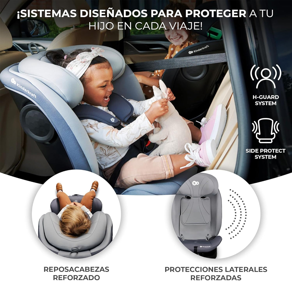 Cadeirinha de carro I-GROW I-SIZE (40-150 cm) da Kinderkraft
