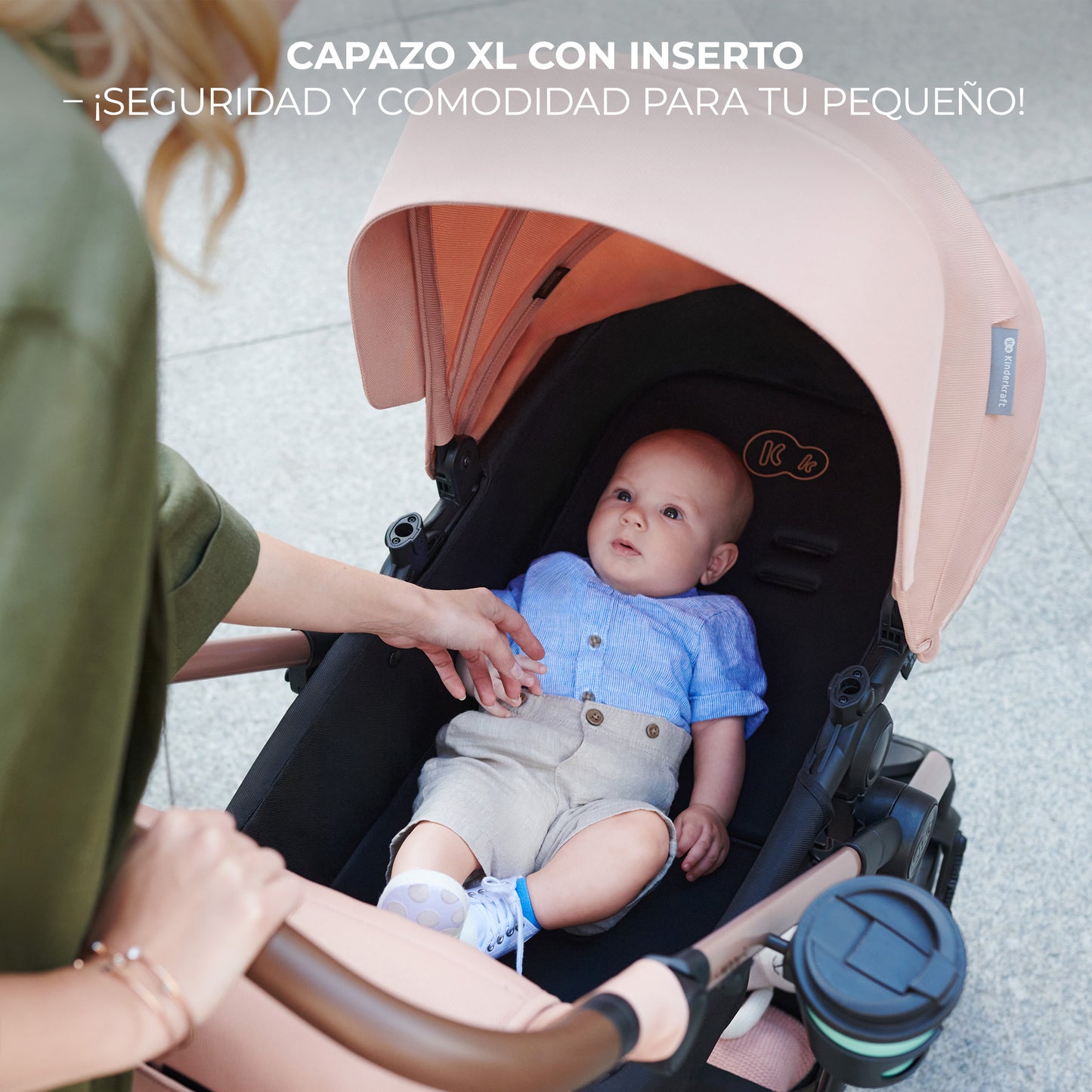 Carrinho de bebê conversível Kinderkraft MOOV2 AIR 3 em 1