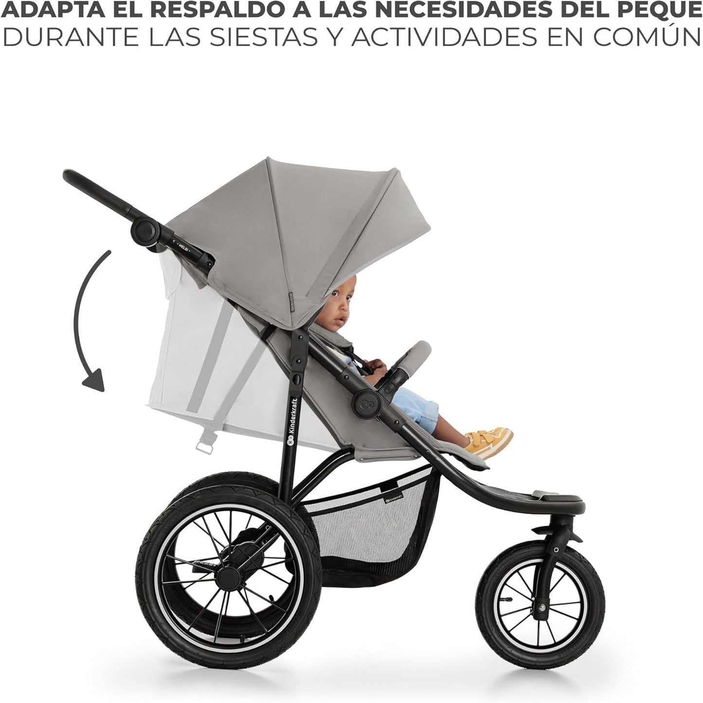 Helsi2 Silla de paseo 3 ruedas para correr de Kinderkraft