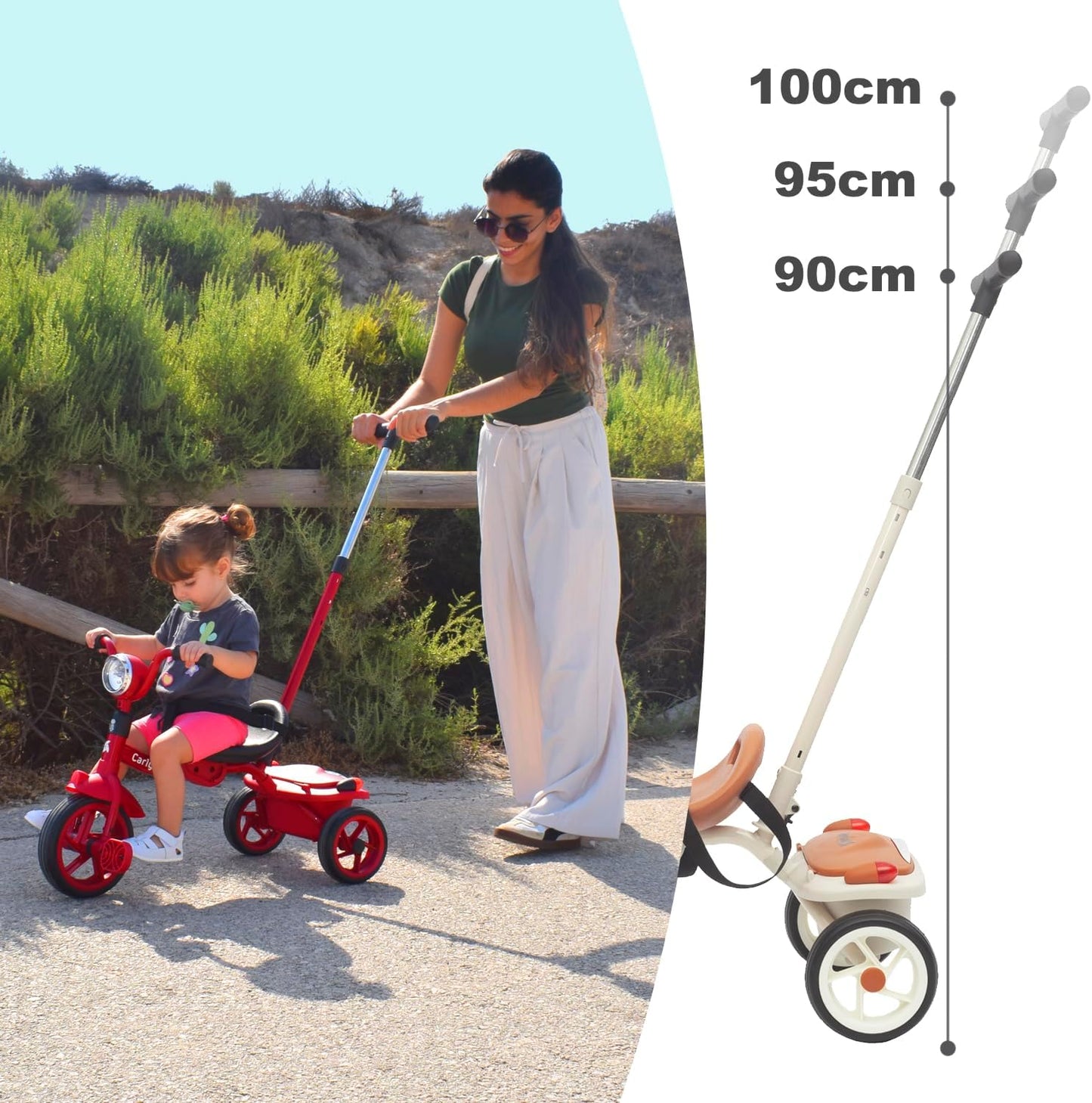 Triciclo Evolutivo bebé Carly de Twinly