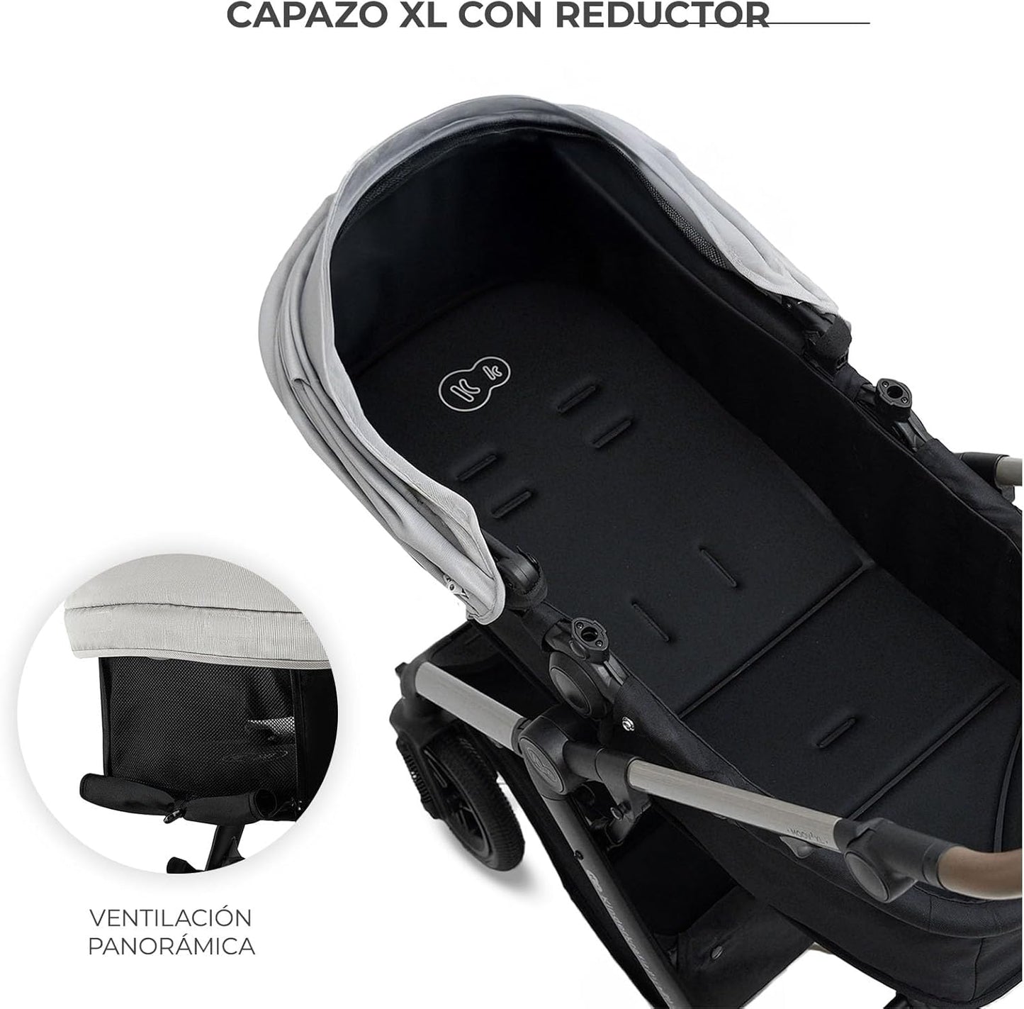 Carrinho de bebê conversível Kinderkraft MOOV2 XL 3 em 1