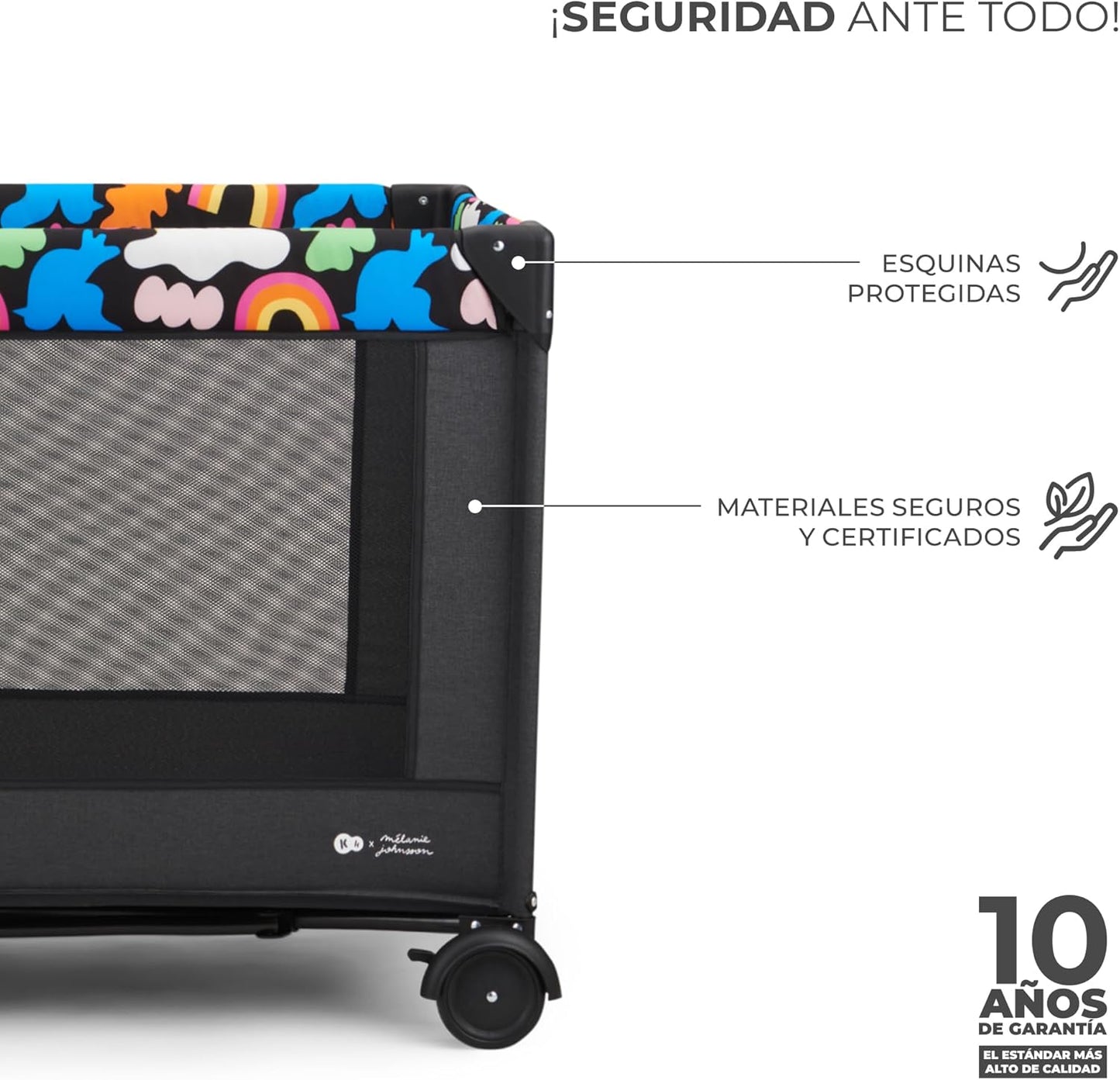 Berço de viagem multifuncional 2 em 1 Kinderkraft JOY 2