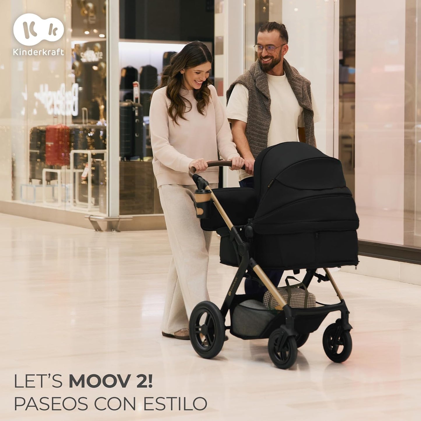 Carrinho de bebê conversível Kinderkraft MOOV2 XL 3 em 1
