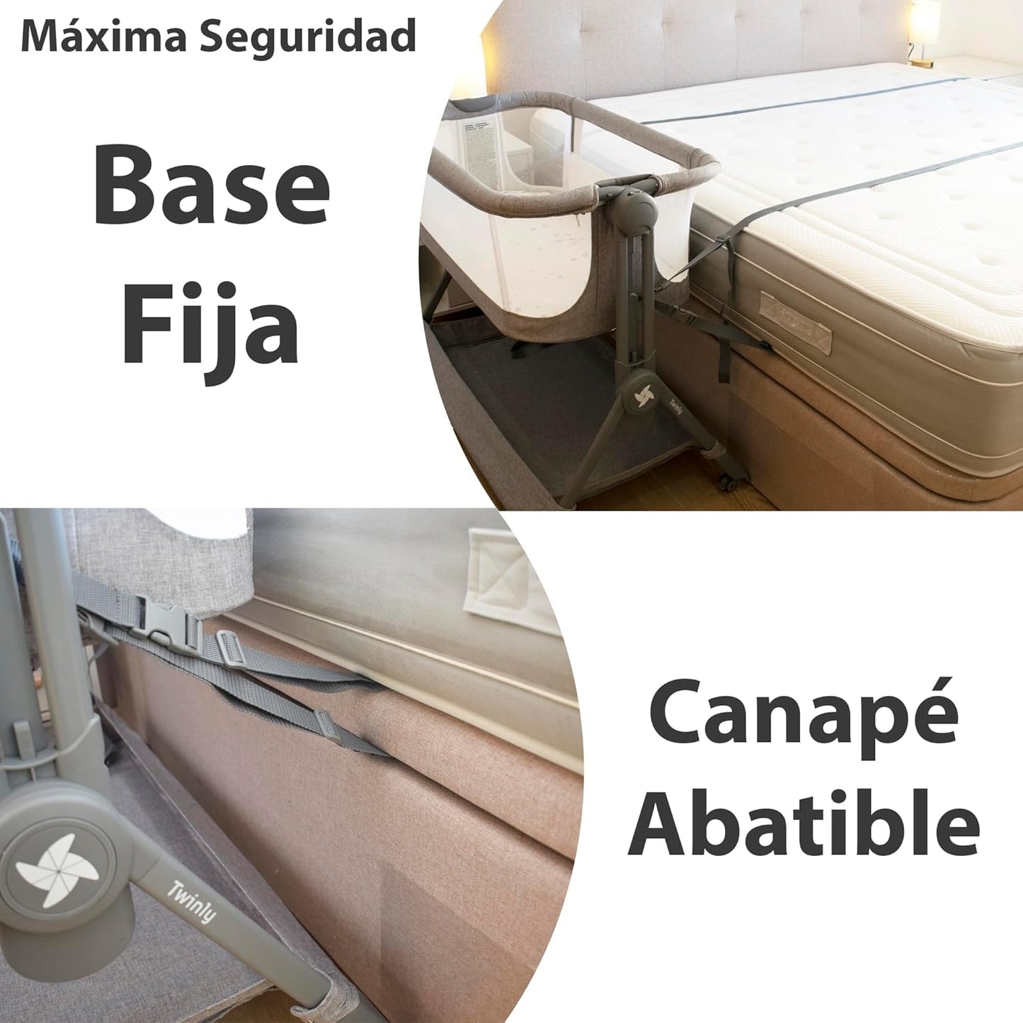 Minicuna Colecho Plegable Comfortly de Twinly