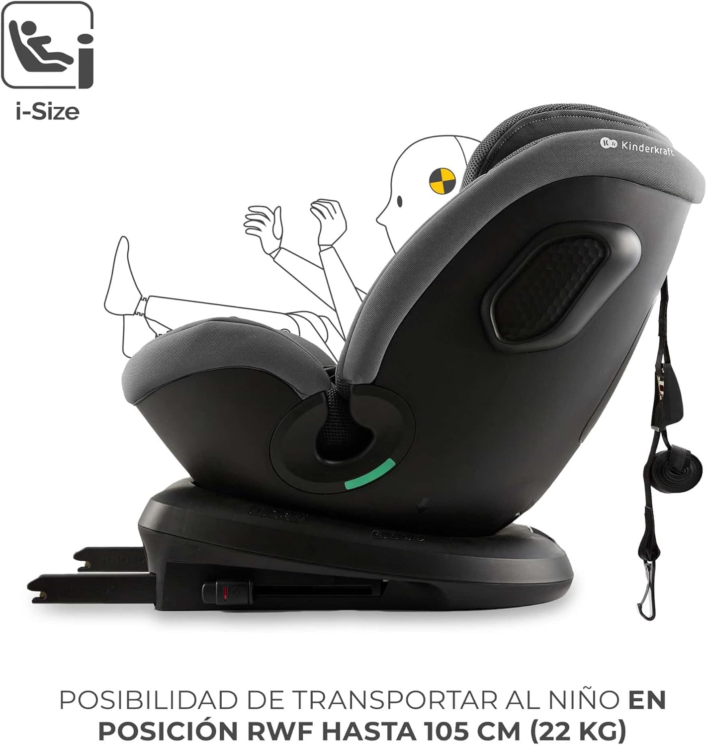 Cadeirinha de carro Kinderkraft XPEDITION3 tamanho I (40-150 cm)