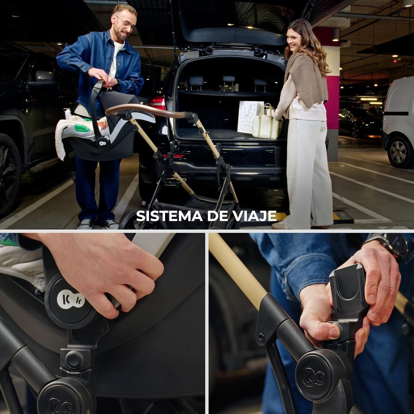 Carrinho de bebê conversível Kinderkraft MOOV2 XL 3 em 1