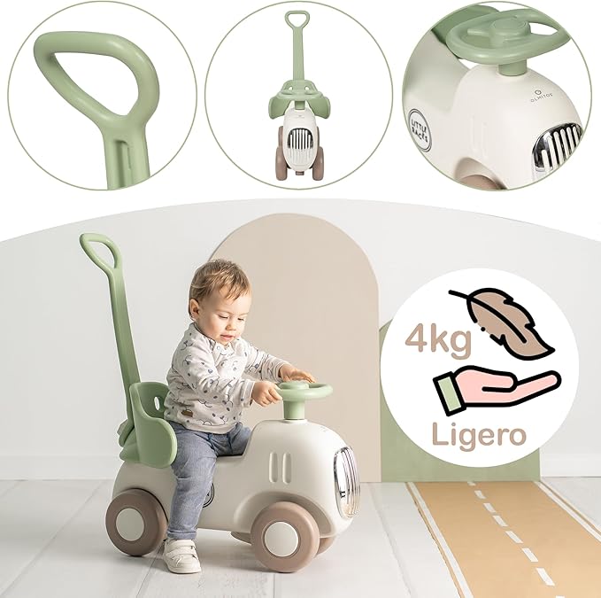 Olmitos Race 3 em 1 Evolutionary Rocker e Ride-On