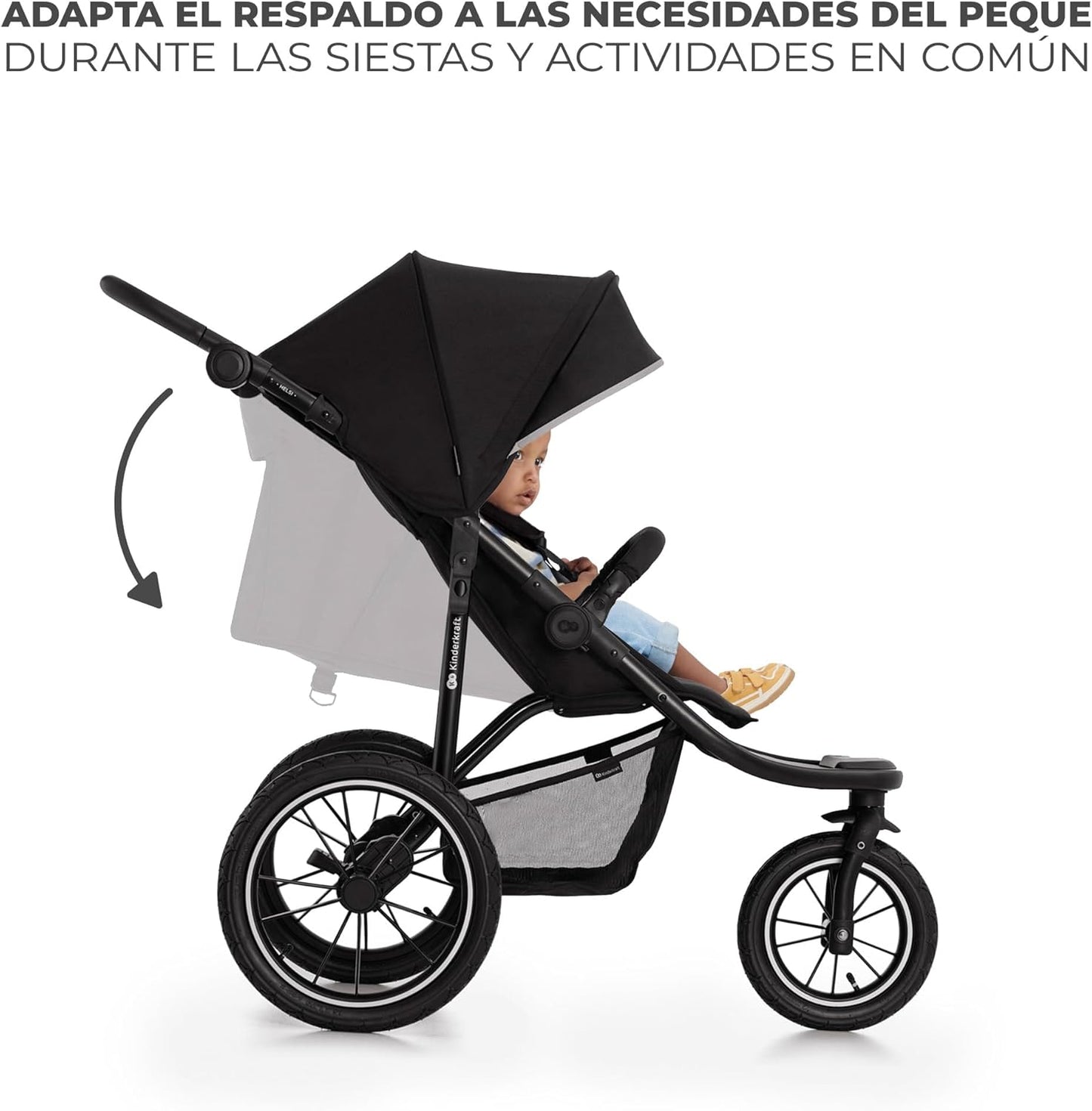 Helsi2 Silla de paseo 3 ruedas para correr de Kinderkraft