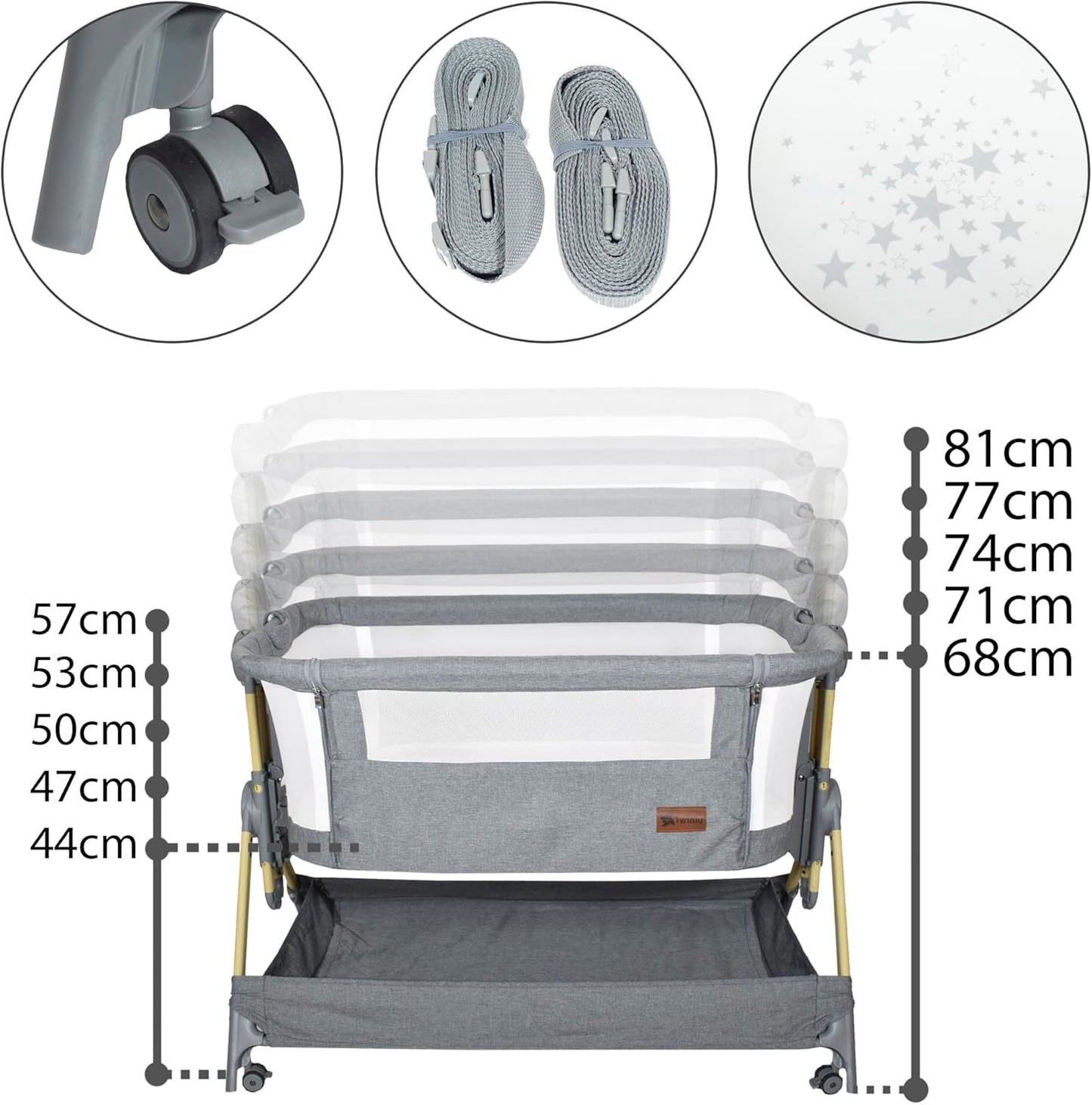 Minicuna Colecho Plegable Comfortly de Twinly