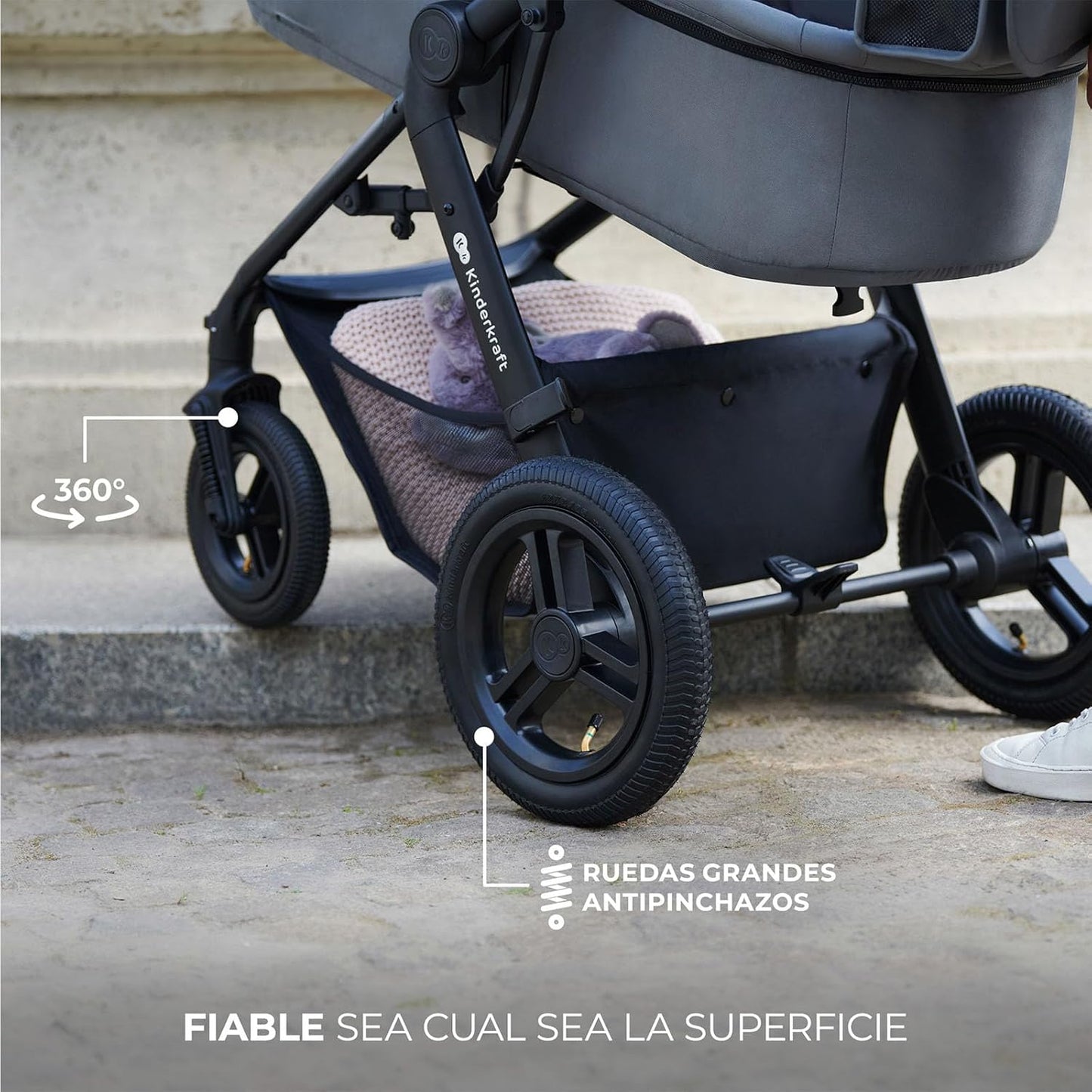 Carrinho de bebê conversível Kinderkraft MOOV2 XL 3 em 1
