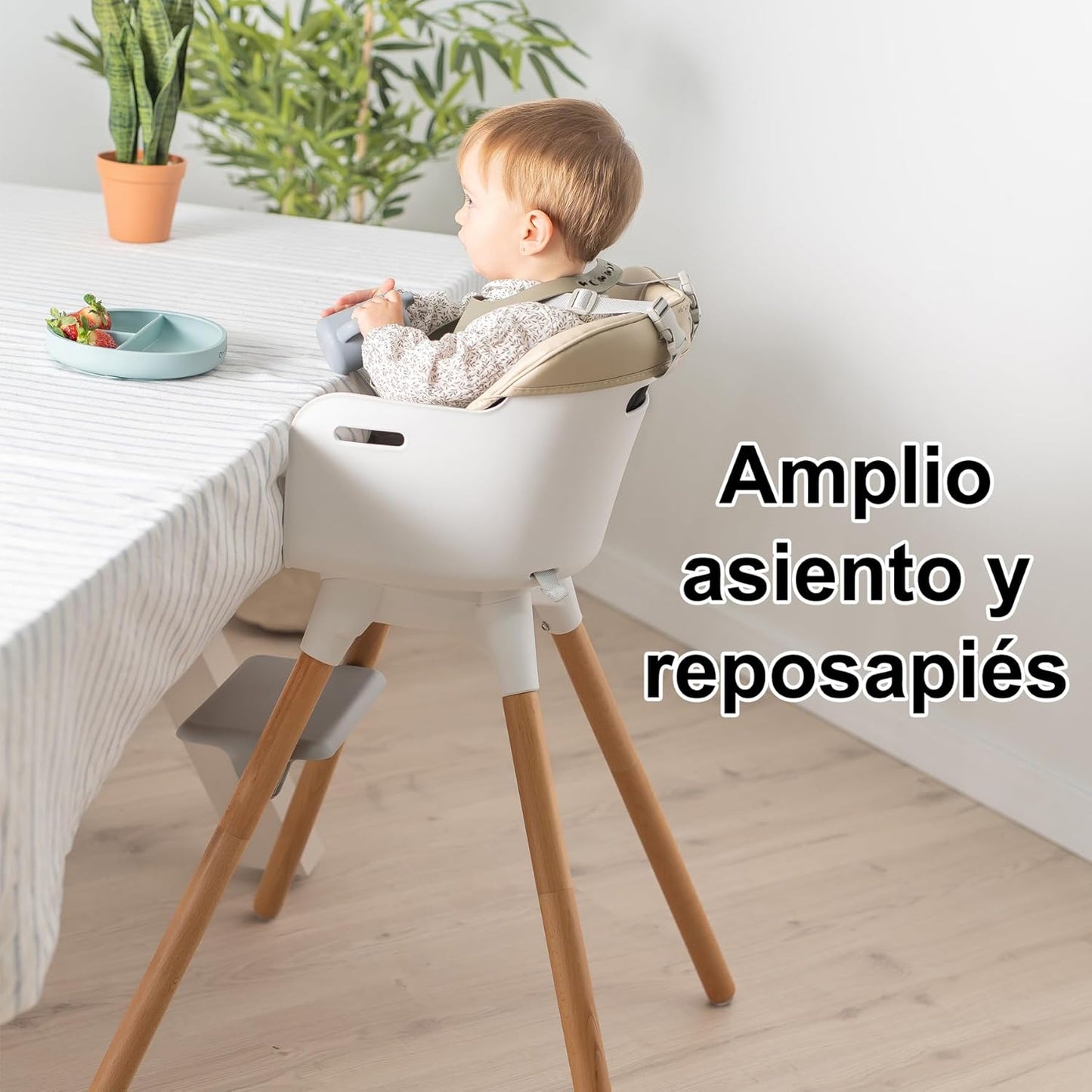 Trona bebé KOMBO Convertible 2 en 1 Mesa con Silla para Niños de Olmitos
