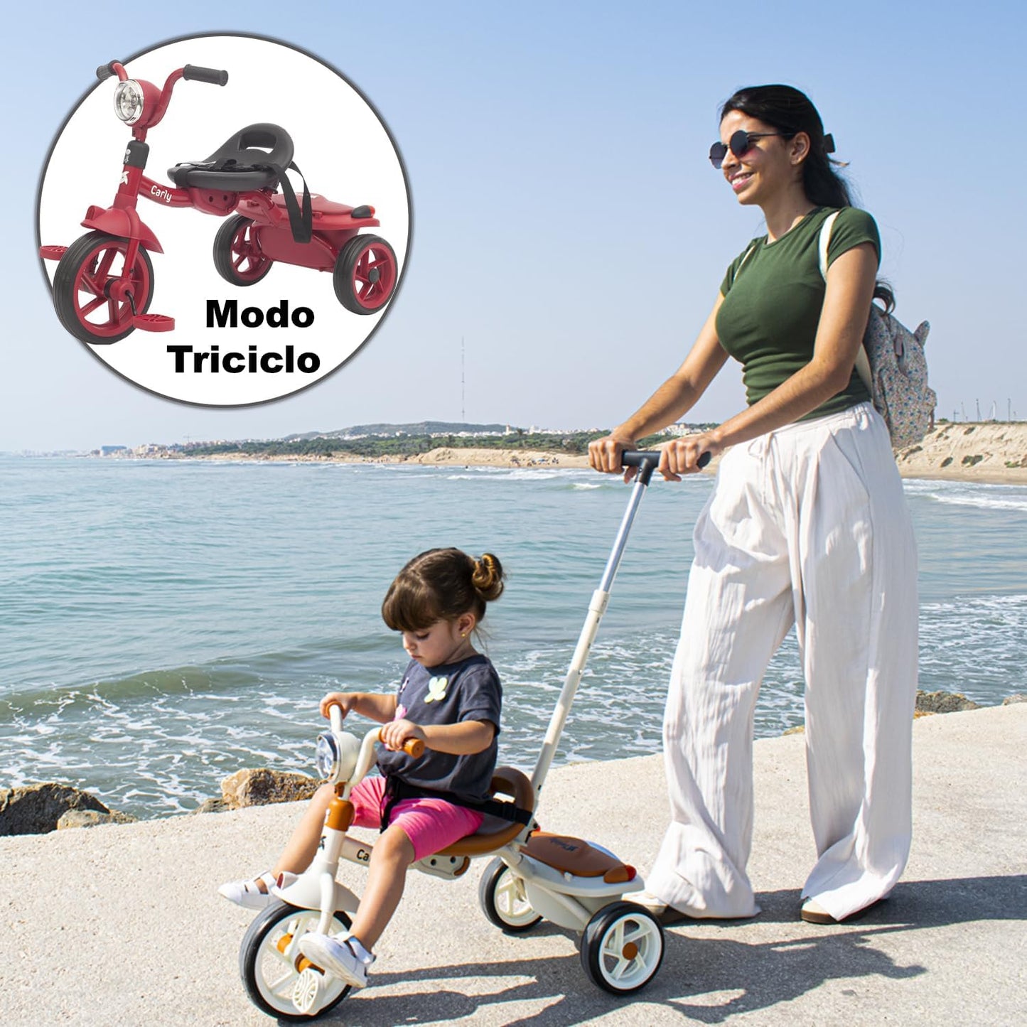 Triciclo Evolutivo bebé Carly de Twinly