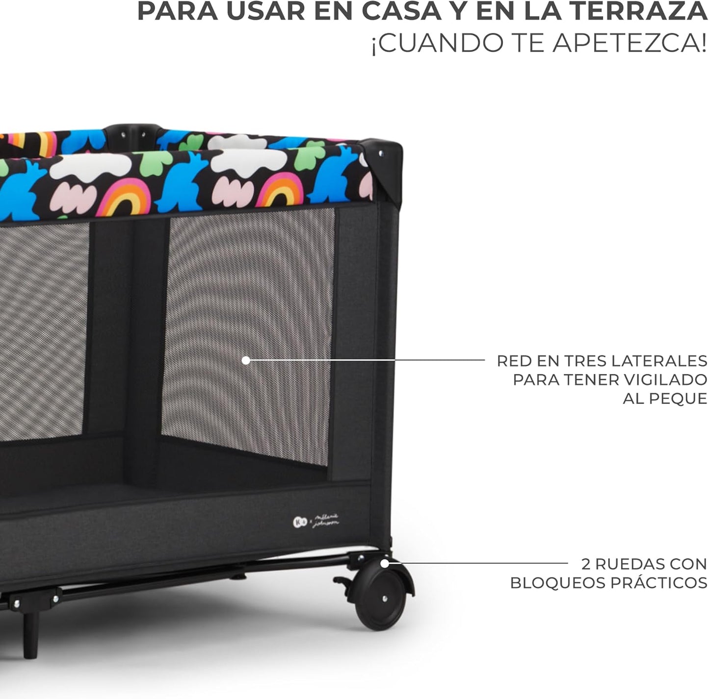 Berço de viagem multifuncional 2 em 1 Kinderkraft JOY 2