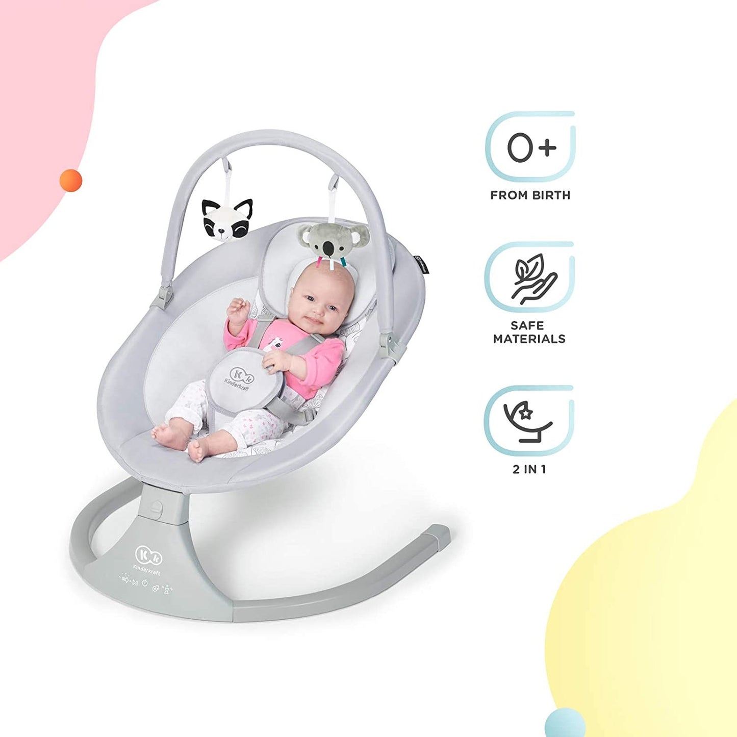 Rede de balanço com controle Luli da Kinderkraft