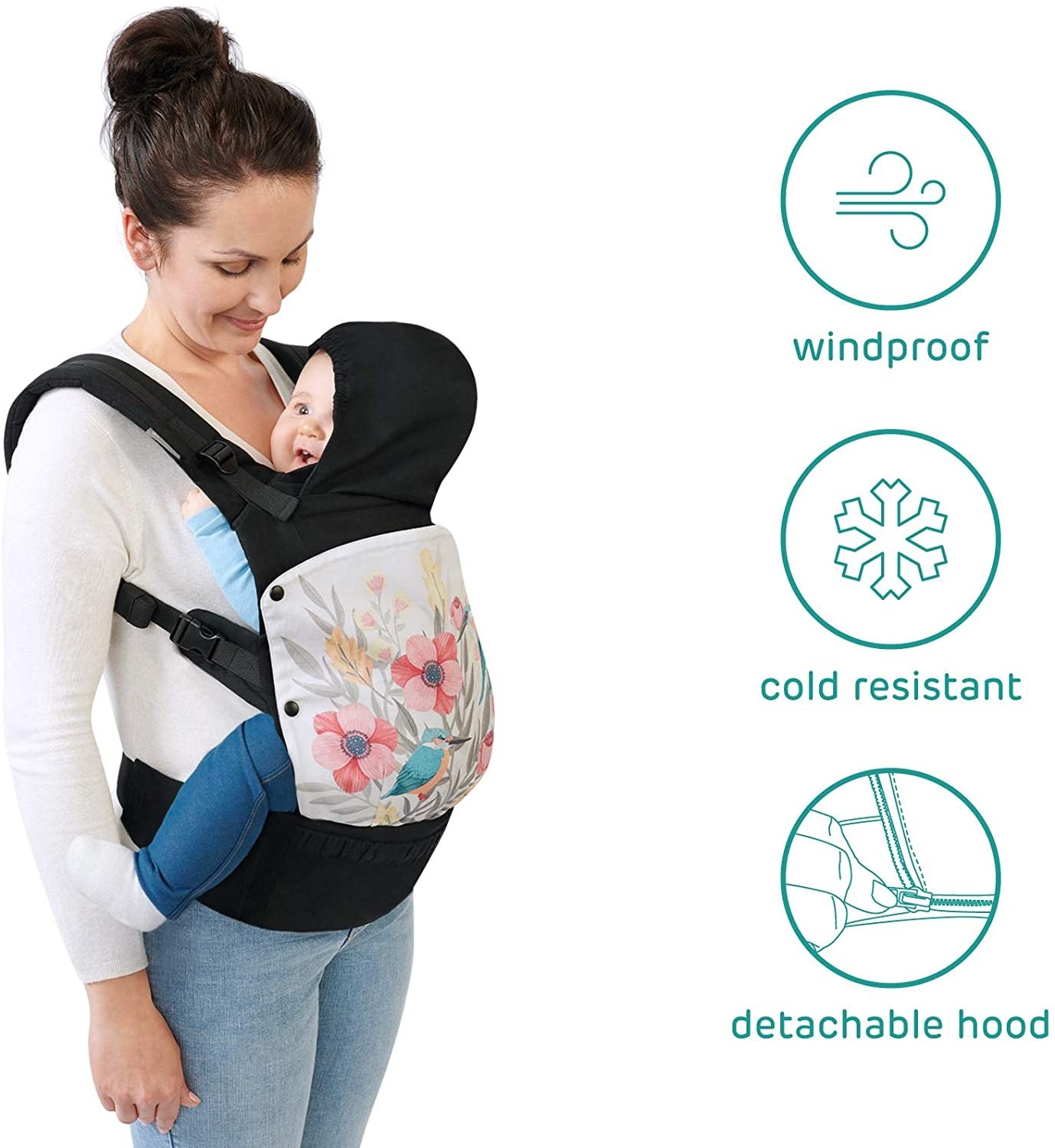 Mochila porta-bebês Kinderkraft Huggy