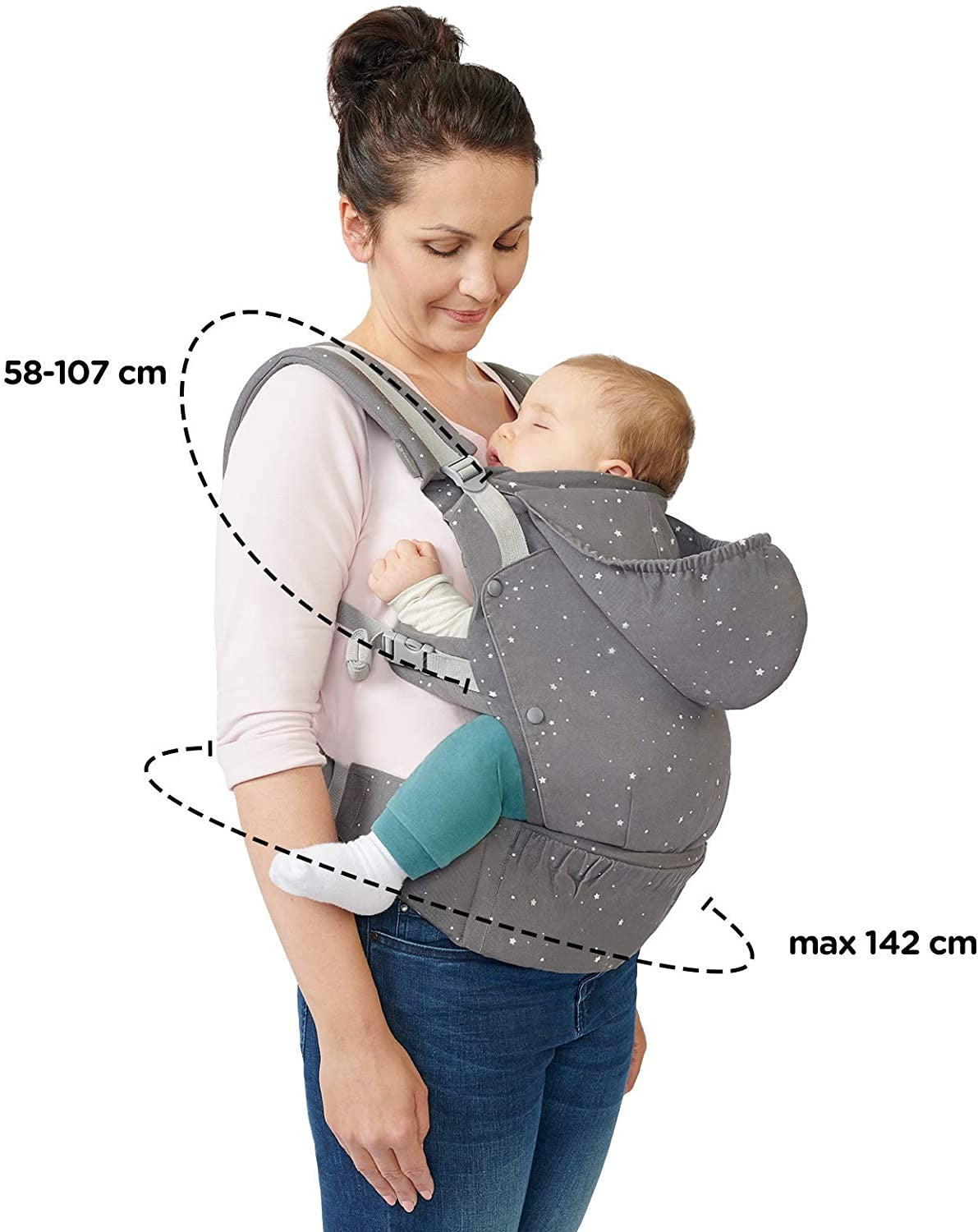 Mochila porta-bebês Kinderkraft Huggy