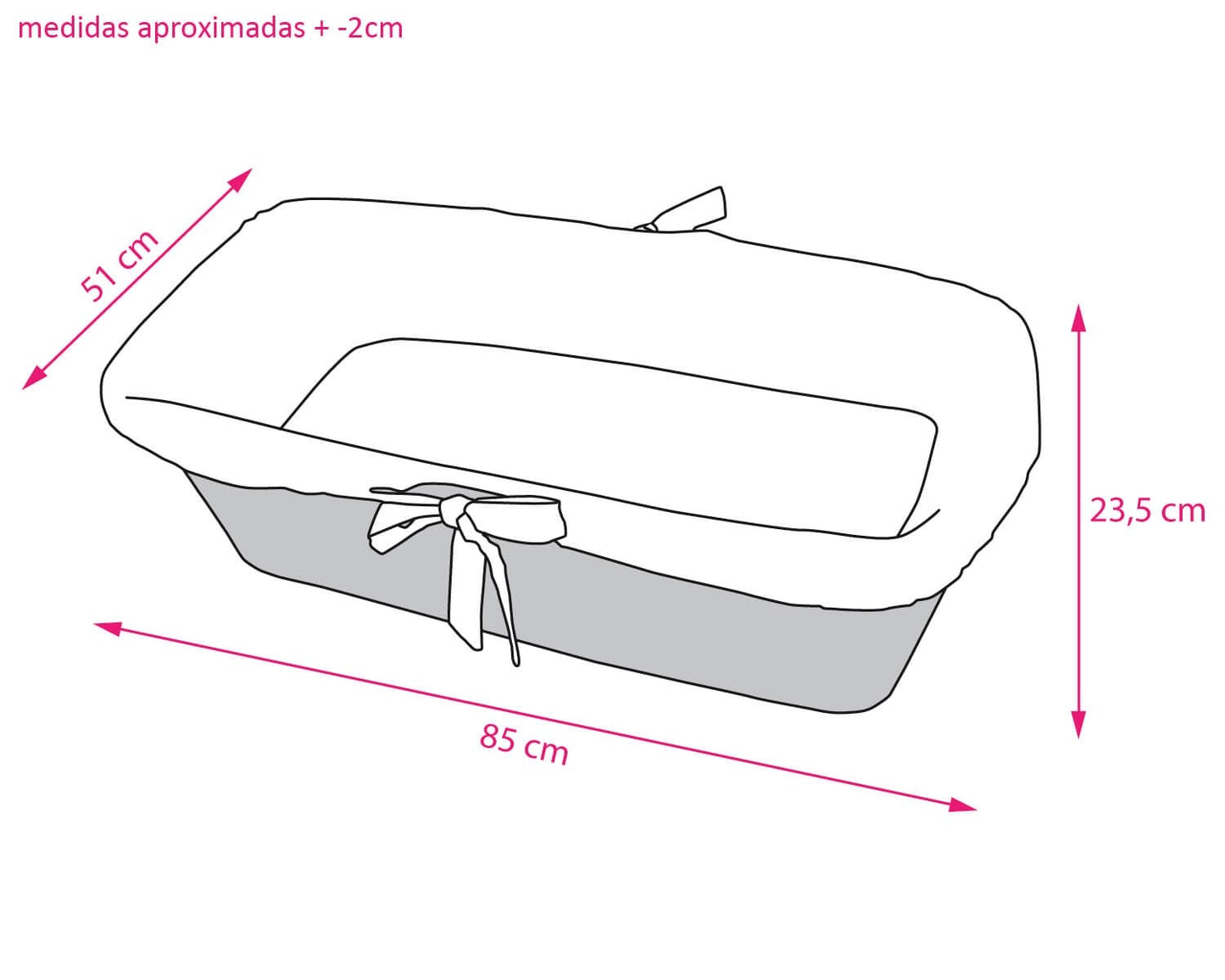 Funda Interior Universal Para Capazo de Pekebaby