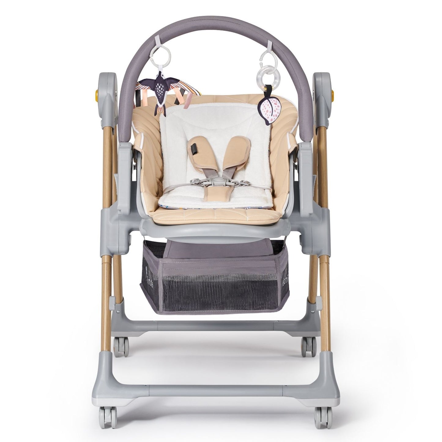 Cadeira alta evolutiva Lastree com arco de jogo Kinderkraft